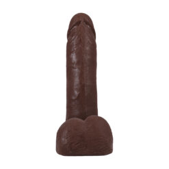 Realistische Cock met Ballen - Verwijderbare VacULock Zuignap - ULTRASKYN - 6 / 16,5 cm - Chocolade