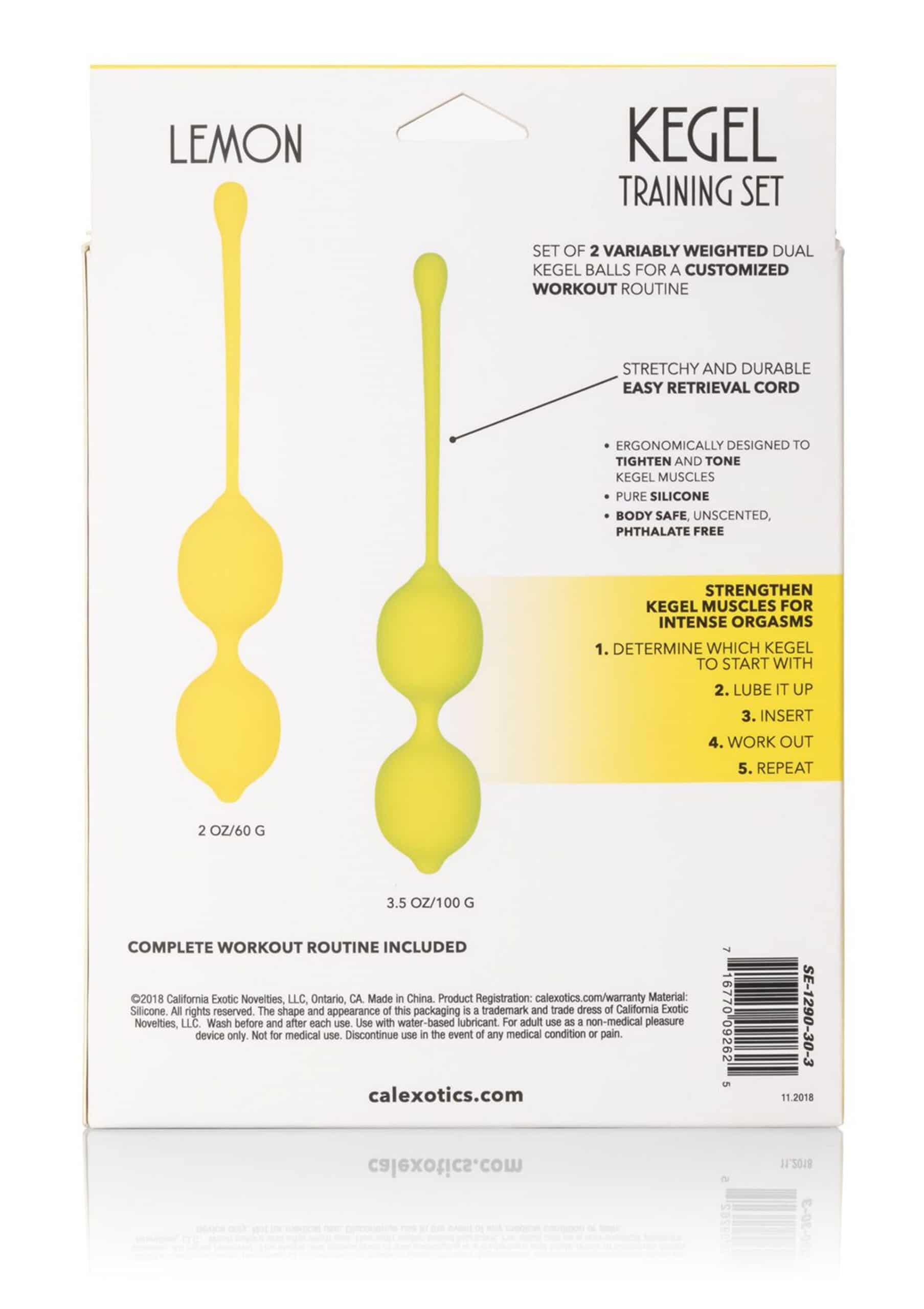 Calexotics - Kegel Training Set Lemon