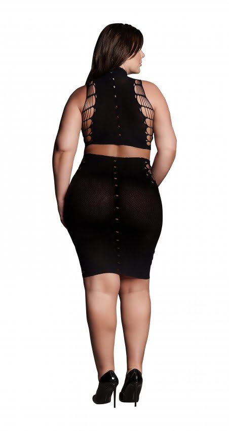 2 delig setje crop top en rokje