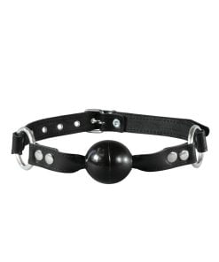 Lederen ball gag normal