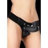 Ouch Realistische strap-on 20 cm - Zwart