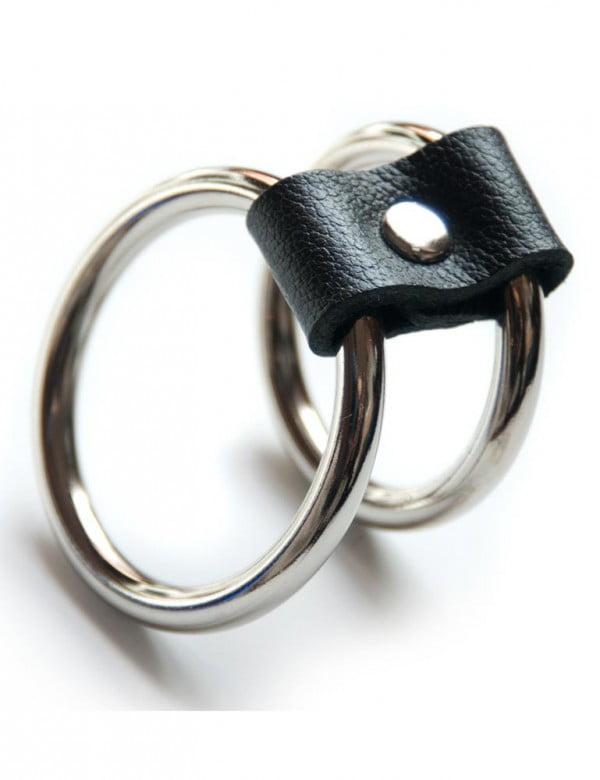 Dubbele metalen Cockring set