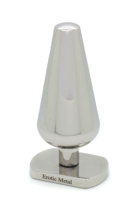 Metalen Butt Plug stomp 38 mm