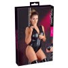 Wetlook body met rits xl