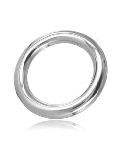 Erotic Metal cockring 8 mm breed zilver kleur