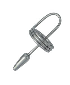 Metalen Penisplug 6 mm met 3 laags eikelring