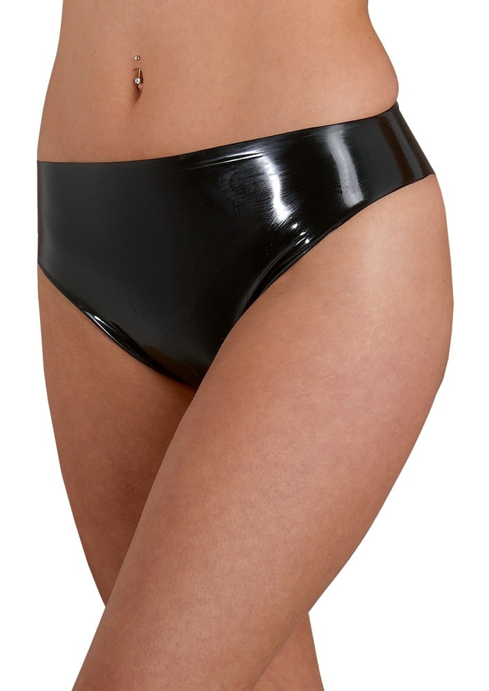 Latex Slip - Zwart - Afbeelding 3