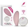 Roze oplaadbare opleg vibrator met afstandsbediening