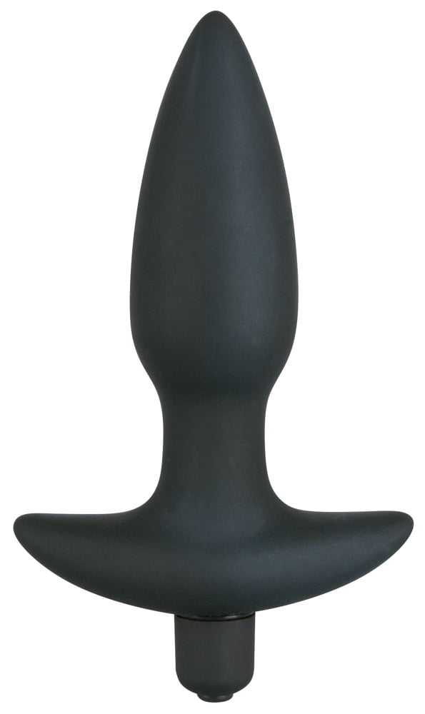Black Velvets Vibrating Butt Plug Medium