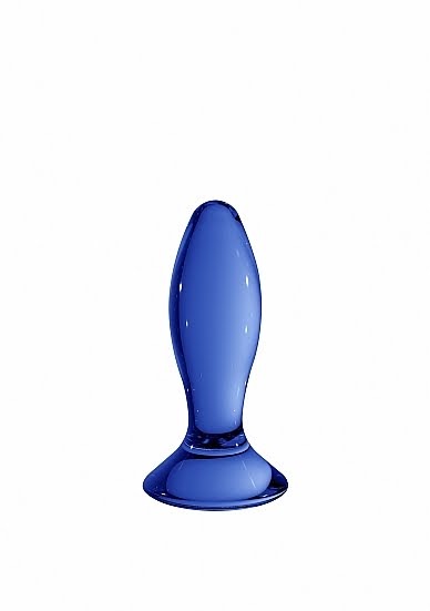 Chrystalino Follower Blue - Glazen Butt Plug