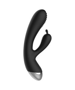 E-Stimulation Rabbit Vibrator - Zwart