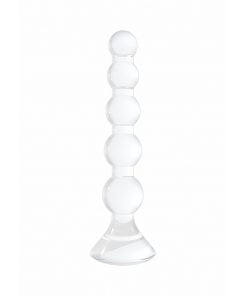 Chrystalino Stretch - White glazen dildo