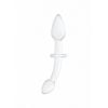 Chrystalino Doubler - White glazen dildo