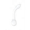 Chrystalino G-rider - White glazen dildo