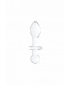 Chrystalino Rocker - White glazen dildo