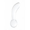 Chrystalino Blaze - White glazen dildo