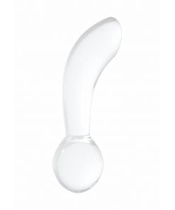 Chrystalino Blaze - White glazen dildo