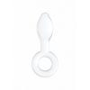 Chrystalino Plugger - White glazen dildo