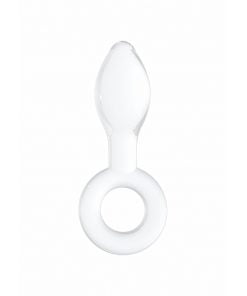 Chrystalino Plugger - White glazen dildo