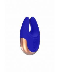 Elegance Dual Motor Clitoral Stimulator - Lavish - Blue