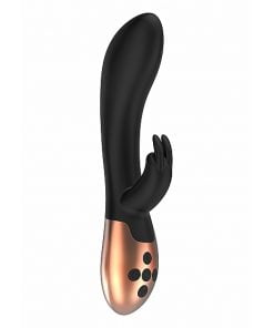 Elegance Heating Rabbit Vibrator - Opulent - Black