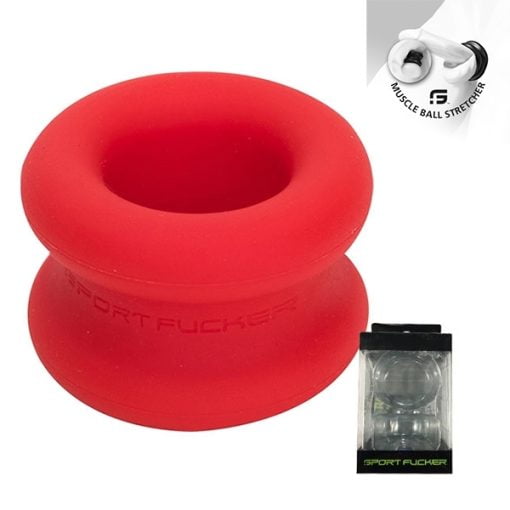 Sport Fucker Muscle Ball Stretcher - Rood