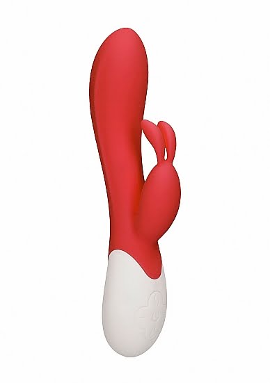 Flame - Rechargeable Heating G-Spot Rabbit Vibrator - Rood