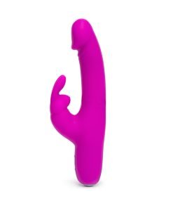 Happy Rabbit - Slimline Rabbit Vibrator Realistic - Paars