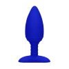 Elegance - Heating Anal Butt Plug - Glow - Blue