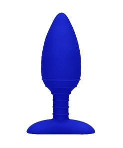 Elegance - Heating Anal Butt Plug - Glow - Blue