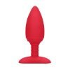 Elegance - Heating Anal Butt Plug - Glow - Red