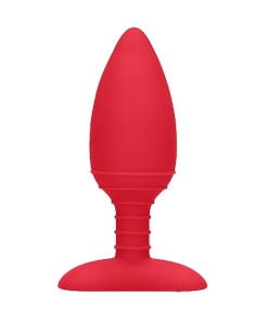 Elegance - Heating Anal Butt Plug - Glow - Red