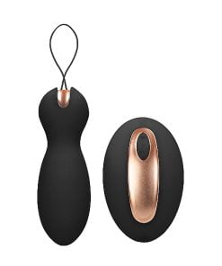 Elegance - Dual Vibrating Toy - Purity - Black