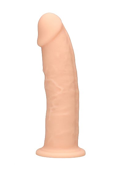 Real Rock - Silicone Dildo zonder Ballen - Blanke huidskleur - 15,3 cm