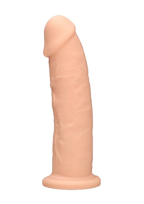 Real Rock - Silicone Dildo zonder Ballen - Blanke huidskleur - 19.2 cm