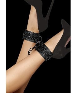 Ouch! Luxury Ankle Cuffs - Zwart