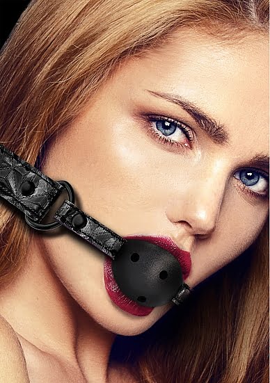 Ouch! Breathable Luxury Ball Gag - Zwart