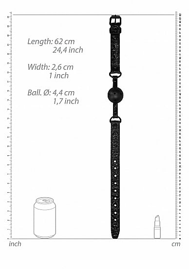 Ademend Ball Gag - Afbeelding 4