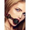 Ouch! Breathable Luxury Ball Gag - Burgundy