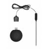 Silicone Rechargeable Vibrating Plug - Zwart