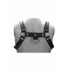 Pain - Leather Male Chest Harness - Zwart