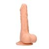 Realistische Dildo met Ballen - 20 cm - huidskleur