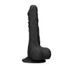 Realistische Dildo met Ballen - 25 cm - Zwart