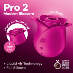 Pro 2 - Modern Blossom - Air Pulse Vibrator - Modern Pink