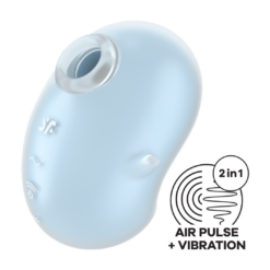 Cutie Ghost - Air Pulse Vibrator - Blauw