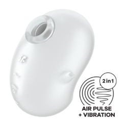 Cutie Ghost - Air Pulse Vibrator - Wit