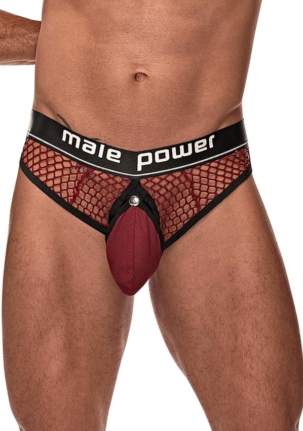 Male Power – Cockring String – Bordeaux