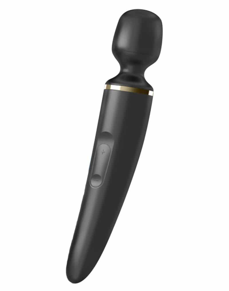 Satisfyer Wand-er Woman - Zwart/Goud