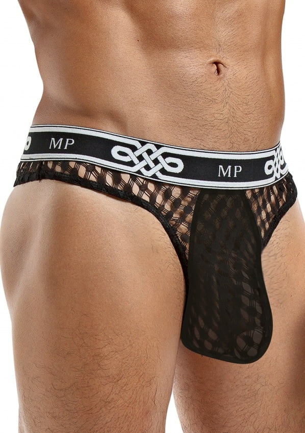 Male Power – Lo Rise String – Zwart