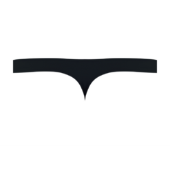 Bong Thong - S/M - Zwart